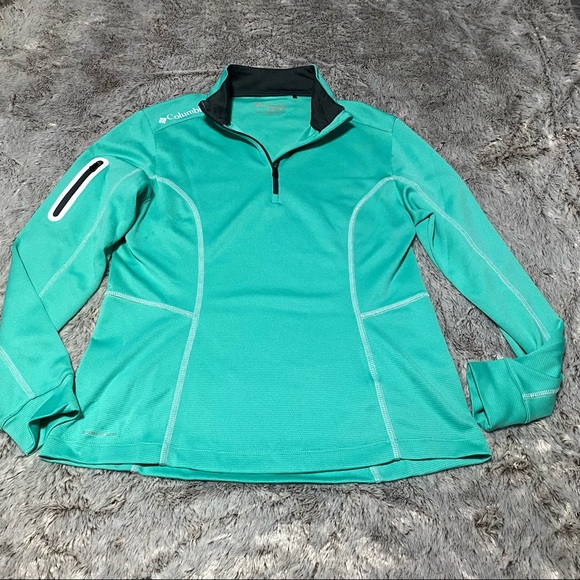 Columbia LADIES Omni-Wick Shotgun 1/4 Zip size Small - Picture 10 of 12